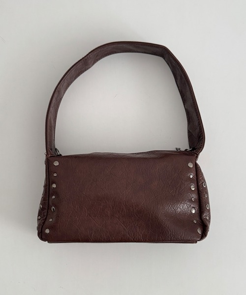 CANAL JEAN(キャナルジーン)の「El mar スタッズショルダーBAG(ショルダーバッグ・レディース・ブラウン/ブラック・ONE SIZE)」の22枚目の写真