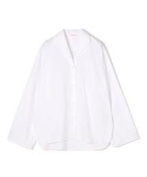 ハイカウントコットン オブロングカラーシャツ