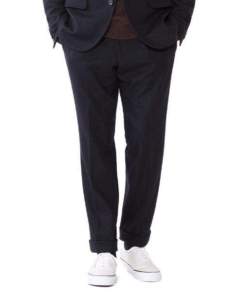 DRESSTERIOR(ドレステリア)の「【干場義雅×MOVB×DRESSTERIOR】トリプルコラボ スラックス(その他パンツ・メンズ・ネイビー・79/76/85/82)」の1枚目の写真