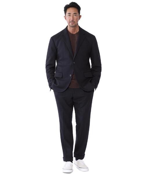 DRESSTERIOR(ドレステリア)の「【干場義雅×MOVB×DRESSTERIOR】トリプルコラボ スラックス(その他パンツ・メンズ・ネイビー・79/76/85/82)」の2枚目の写真