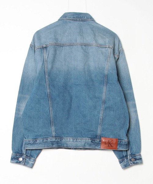Calvin Klein Jeans(カルヴァンクラインジーンズ)の「Calvin Klein Jeans/ カルバンクライン ジーンズ 90S INDIGO CITRINE TRUCKER メンズ デ90’sデニムトラッカージャケット(デニムジャケット・メンズ・ブルー・M/L)」の2枚目の写真