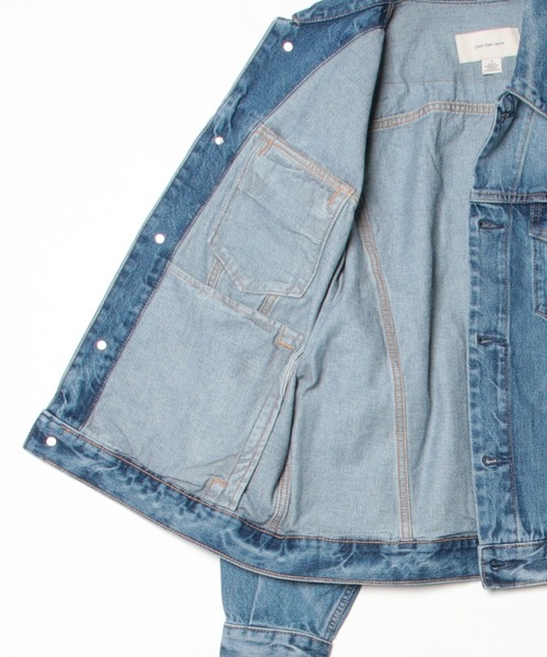 Calvin Klein Jeans(カルヴァンクラインジーンズ)の「Calvin Klein Jeans/ カルバンクライン ジーンズ 90S INDIGO CITRINE TRUCKER メンズ デ90’sデニムトラッカージャケット(デニムジャケット・メンズ・ブルー・M/L)」の3枚目の写真