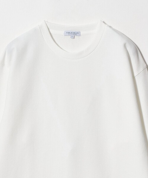 A DAY IN THE LIFE UNITED ARROWS（アデイインザライフユナイテッドアローズ）の「シャイニー パールニット リラックスカットソー＜A DAY IN THE LIFE＞（Tシャツ/カットソー・メンズ・ネイビー/ダークブラウン/オフホワイト・L/XL/M）」の18枚目の写真