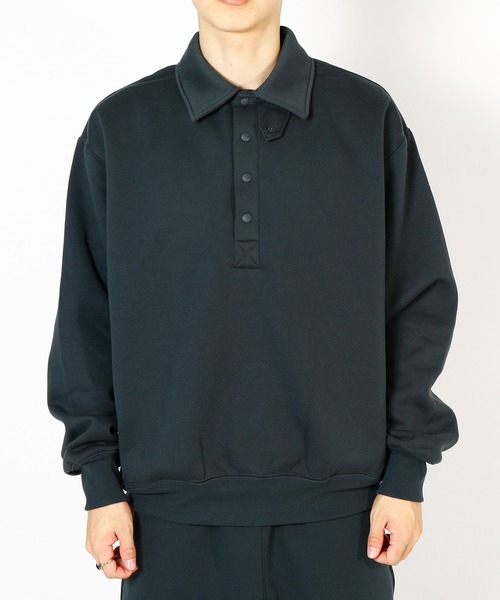 DAIWA PIER39（ダイワピア39）の「TECH SWEAT SNAP PULLOVER BE-53026W（スウェット・メンズ・グリーン/グレー/ブラック・X-LARGE/MEDIUM/LARGE/SMALL）」の17枚目の写真