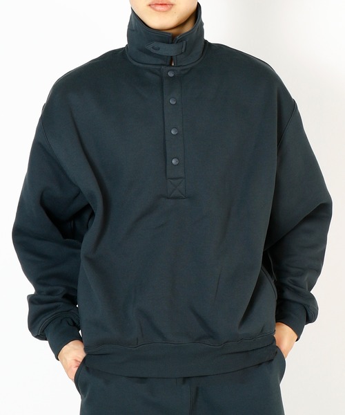 DAIWA PIER39（ダイワピア39）の「TECH SWEAT SNAP PULLOVER BE-53026W（スウェット・メンズ・グリーン/グレー/ブラック・X-LARGE/MEDIUM/LARGE/SMALL）」の20枚目の写真