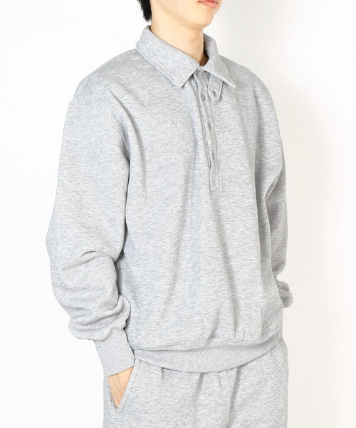 DAIWA PIER39（ダイワピア39）の「TECH SWEAT SNAP PULLOVER BE-53026W（スウェット・メンズ・グリーン/グレー/ブラック・X-LARGE/MEDIUM/LARGE/SMALL）」の21枚目の写真