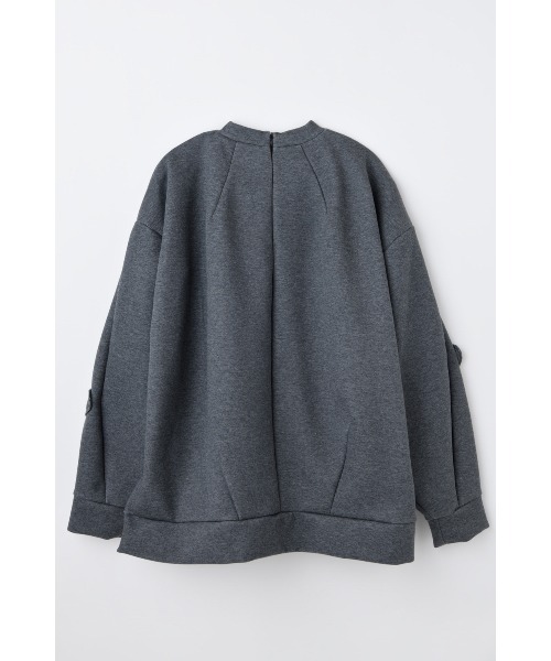 ENFOLD(エンフォルド)の「CHAIR-MOTIF PULLOVER(Tシャツ/カットソー・レディース・チャコールグレー/ブラック・38)」の4枚目の写真
