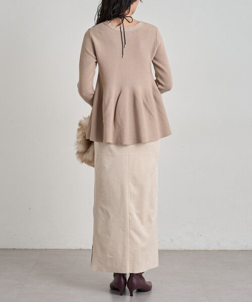 LOUNGEDRESS(ラウンジドレス)の「【JAPAN MADE】フェイクスウェードタイトスカート(スカート・レディース・カーキ/アイボリー・36/38)」の11枚目の写真