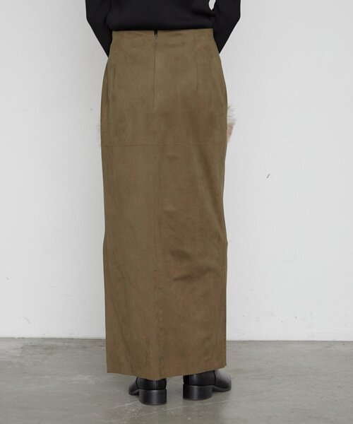 LOUNGEDRESS(ラウンジドレス)の「【JAPAN MADE】フェイクスウェードタイトスカート(スカート・レディース・カーキ/アイボリー・36/38)」の16枚目の写真