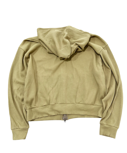 SK8ER ROCK(スケーターロック)の「Collage Logo ワッフルフードジップアップ (サンド)(パーカー・レディース・その他・ONE SIZE)」の2枚目の写真