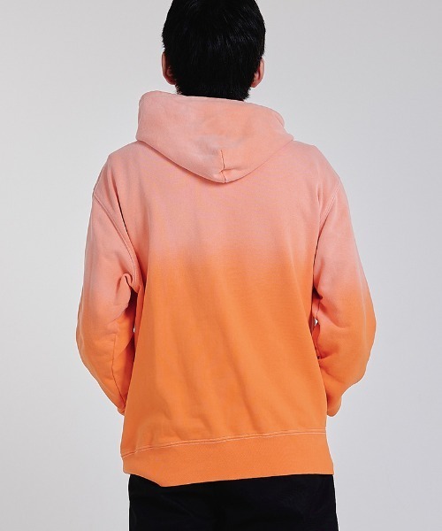 EFFECTEN（エフェクテン）の「mpa4264-Gradation fade pullover hoodie プルオーバーパーカー(efsc-14)（パーカー・メンズ・グリーン系その他/オレンジ系その他・M/L）」の6枚目の写真