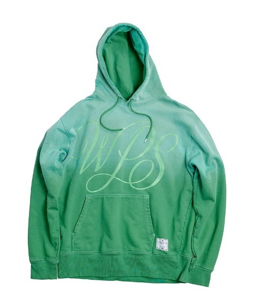EFFECTEN（エフェクテン）の「mpa4264-Gradation fade pullover hoodie プルオーバーパーカー(efsc-14)（パーカー・メンズ・グリーン系その他/オレンジ系その他・M/L）」の16枚目の写真