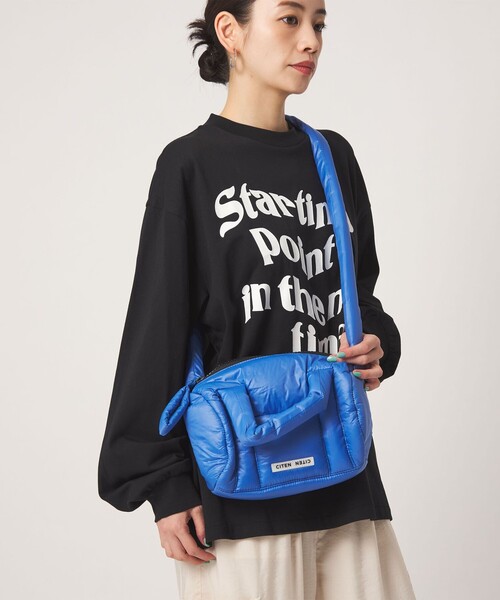 CITEN(シテン)の「<CITEN>パデッドロールボストンミニショルダー(ショルダーバッグ・レディース・ロイヤルブルー/シルバー/ブラック・FREE)」の1枚目の写真
