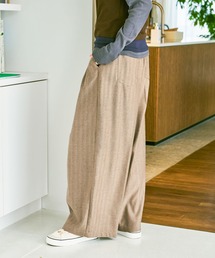 ネップタックワイドパンツ