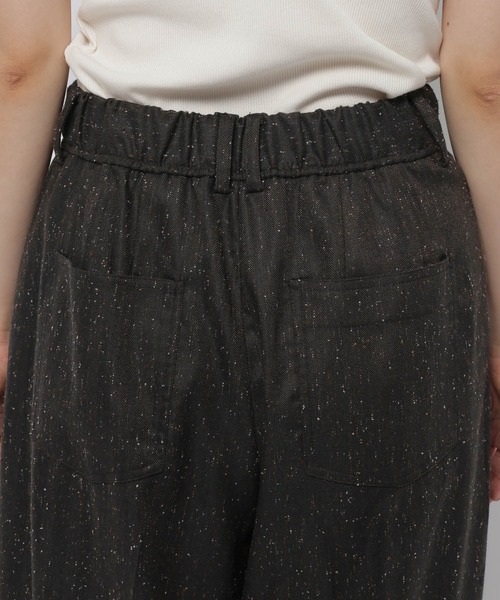 niko and...(ニコアンド)の「ネップタックワイドパンツ(スラックス・レディース・ダークブラウン/キャメル・LARGE/MEDIUM)」の19枚目の写真