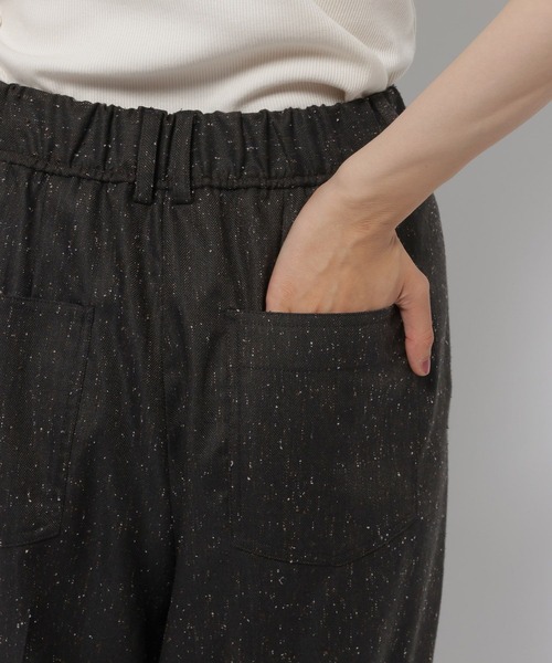 niko and...(ニコアンド)の「ネップタックワイドパンツ(スラックス・レディース・ダークブラウン/キャメル・LARGE/MEDIUM)」の21枚目の写真