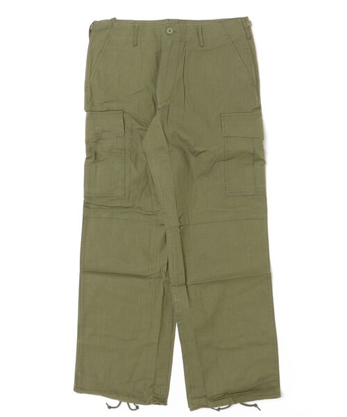 HOUSTON(ヒューストン)の「【HOUSTON】RIPSTOP BDU PANTS 1883(カーゴパンツ・メンズ・ブラック/オリーブ/カーキ・M/L)」の1枚目の写真