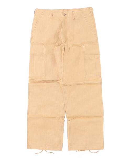 HOUSTON(ヒューストン)の「【HOUSTON】RIPSTOP BDU PANTS 1883(カーゴパンツ・メンズ・ブラック/オリーブ/カーキ・M/L)」の3枚目の写真