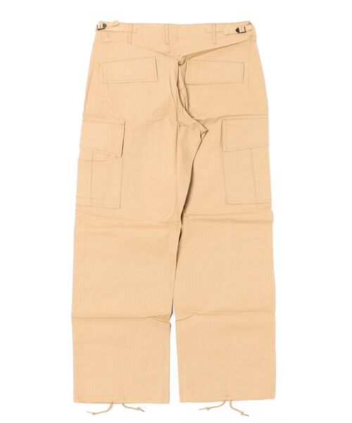HOUSTON(ヒューストン)の「【HOUSTON】RIPSTOP BDU PANTS 1883(カーゴパンツ・メンズ・ブラック/オリーブ/カーキ・M/L)」の4枚目の写真
