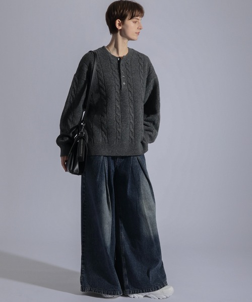 ELLUV（エルブ）の「【ELLUV/エルヴ】マットPUレザー メタルチェーン 2wayハンド/ショルダーバッグ（ショルダーバッグ・メンズ・ブラック・FREE）」の10枚目の写真