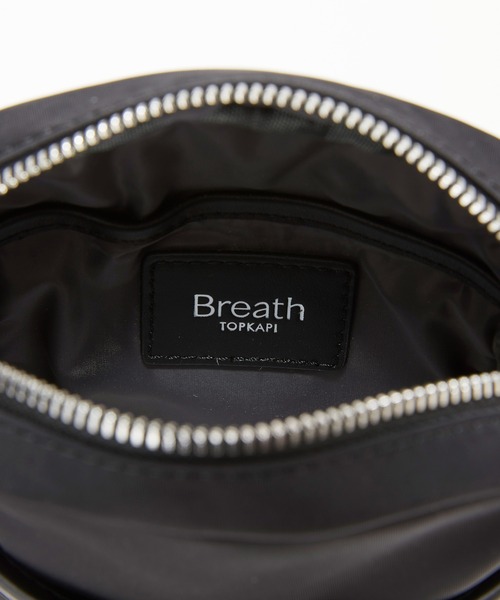 Breath TOPKAPI(ブレストプカピ)の「【Breath TOPKAPI】EDIT エディット ナイロン マルチポケット ミニショルダーバッグ / 撥水(ショルダーバッグ・レディース・グレイッシュベージュ/ブラック・FREE)」の3枚目の写真