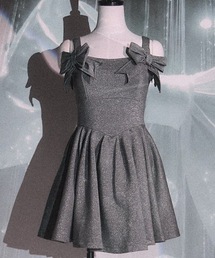 lilLilly（リルリリー）の「ラメリボンミニワンピース（ワンピース）」