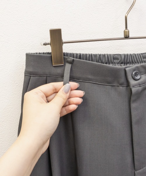 CLETTE(クレット)の「ワイドパンツ(その他パンツ・レディース・グレー/ブラック/ライトベージュ・LL/4L/3L)」の18枚目の写真