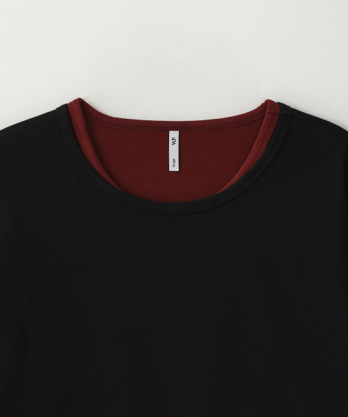 WEST GRAND BOULEVARD（ウエストグランドブルバード）の「ドリズルレイヤード ロングスリーブTシャツ ブラック（Tシャツ/カットソー・レディース・その他・MEDIUM/LARGE/X-LARGE）」の3枚目の写真