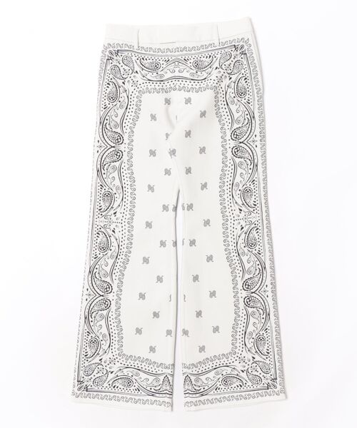 CLANE(クラネ)の「CLANE/クラネ/LOW WAIST BANDANA PANTS(その他パンツ・レディース・ブラウン/ホワイト・1)」の2枚目の写真