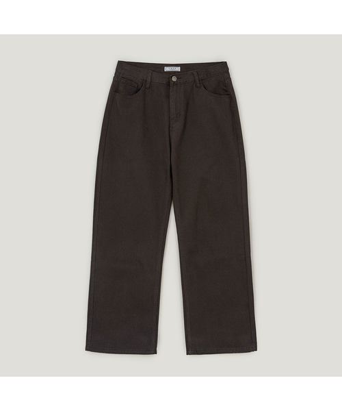 TWEE（トゥウィー）の「ペレット ベーシック セミワイド ロングパンツ（その他パンツ・レディース・ブラック/ブラウン/アイボリー・SMALL/MEDIUM/LARGE）」の3枚目の写真