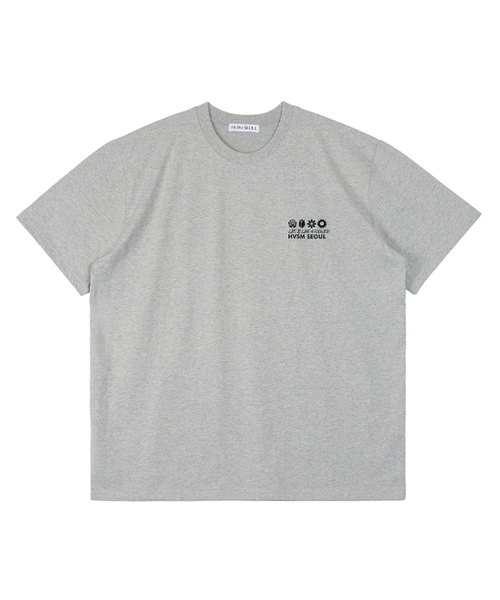 HAVISM(ヘビズム)の「NAME CARD S/S TEE(GREY)(Tシャツ/カットソー・レディース・その他・SMALL/LARGE)」の3枚目の写真
