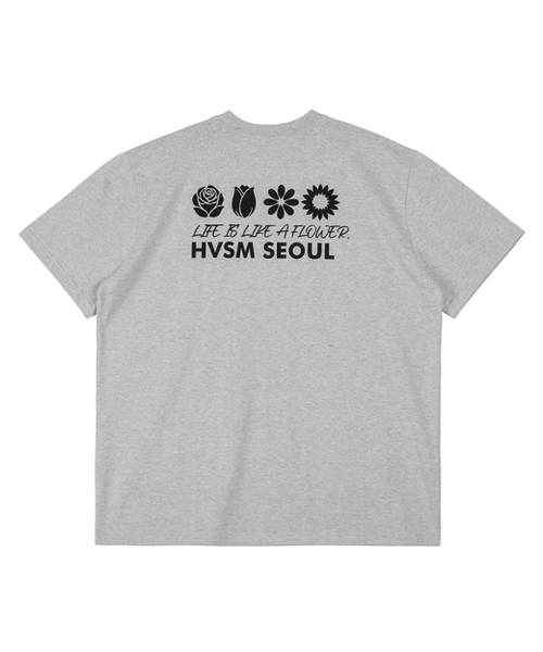 HAVISM(ヘビズム)の「NAME CARD S/S TEE(GREY)(Tシャツ/カットソー・レディース・その他・SMALL/LARGE)」の4枚目の写真