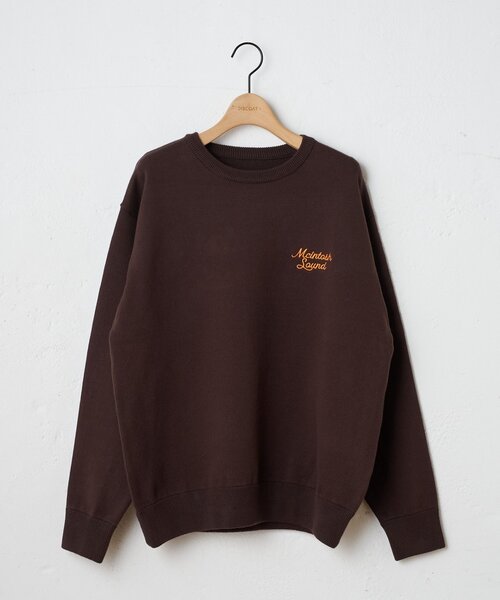 DISCOAT(ディスコート)の「【Enlude】サガラ刺繍スウェットライクニット《ユニセックス》(ニット/セーター・レディース・チャコールグレー/ベージュ/ブラウン/グレー・MEDIUM/LARGE)」の4枚目の写真