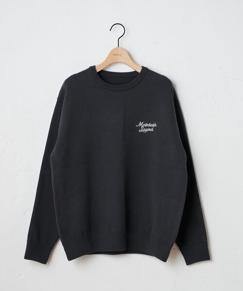 DISCOAT(ディスコート)の「【Enlude】サガラ刺繍スウェットライクニット《ユニセックス》(ニット/セーター・レディース・チャコールグレー/ベージュ/ブラウン/グレー・MEDIUM/LARGE)」の2枚目の写真