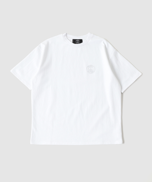 PARIS SAINT-GERMAIN(パリサンジェルマン)の「【Paris Saint-Germain / パリ・サン=ジェルマン】JP METALLIC LOGO TEE(Tシャツ/カットソー・メンズ・ネイビー/ブラック/ホワイト・X-LARGE/LARGE/MEDIUM)」の2枚目の写真