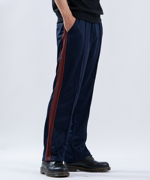 Universal Style Wear(ユニバーサルスタイルウェア)の「ラインジャージトラックパンツ(その他パンツ・メンズ・ネイビー/ラベンダー/グレー/ストライプ/ダークブラウン/ホワイト・SMALL/LARGE/MEDIUM)」の4枚目の写真
