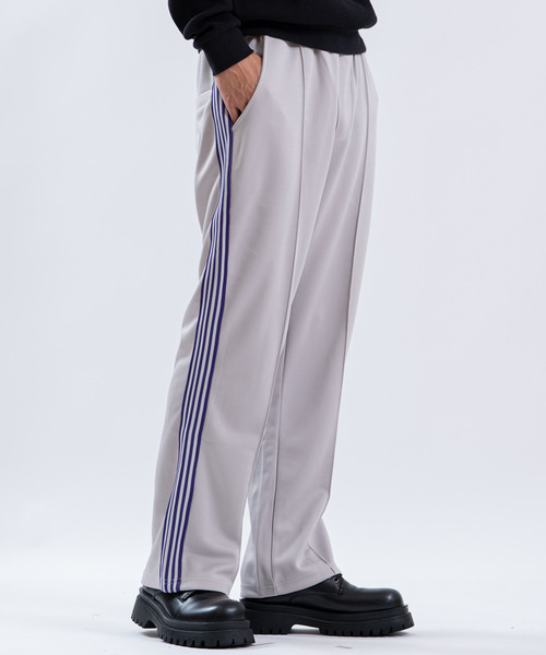 Universal Style Wear(ユニバーサルスタイルウェア)の「ラインジャージトラックパンツ(その他パンツ・メンズ・ネイビー/ラベンダー/グレー/ストライプ/ダークブラウン/ホワイト・SMALL/LARGE/MEDIUM)」の2枚目の写真