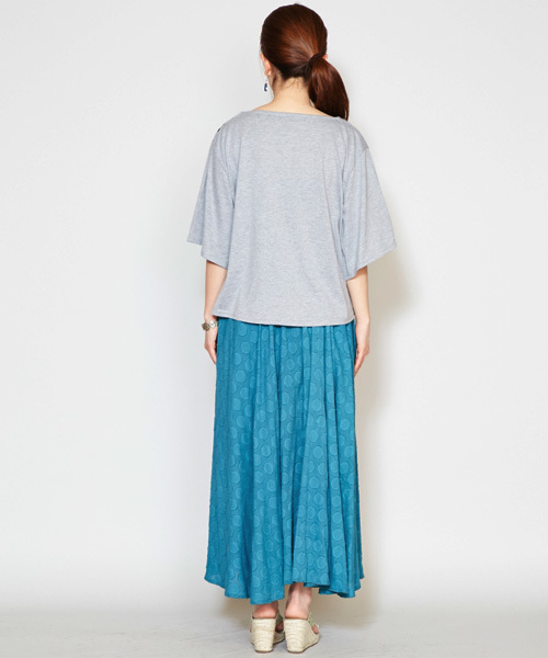 チャイハネ(チャイハネ)の「【チャイハネ】ドリームキャッチャーカットソートップス(Tシャツ/カットソー・レディース・ホワイト/グレー/ベージュ・FREE)」の18枚目の写真