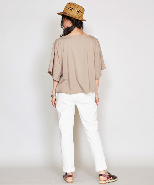 チャイハネ(チャイハネ)の「【チャイハネ】ドリームキャッチャーカットソートップス(Tシャツ/カットソー・レディース・ホワイト/グレー/ベージュ・FREE)」の16枚目の写真