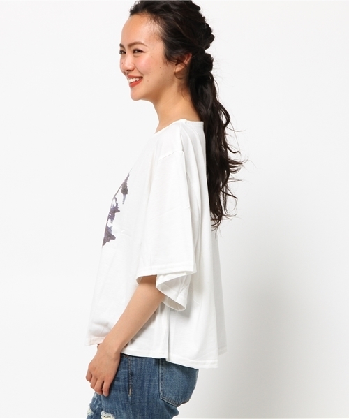 チャイハネ(チャイハネ)の「【チャイハネ】ドリームキャッチャーカットソートップス(Tシャツ/カットソー・レディース・ホワイト/グレー/ベージュ・FREE)」の8枚目の写真