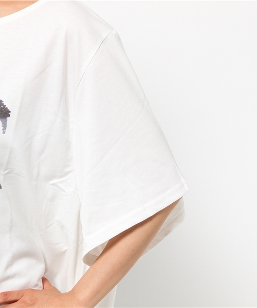 チャイハネ(チャイハネ)の「【チャイハネ】ドリームキャッチャーカットソートップス(Tシャツ/カットソー・レディース・ホワイト/グレー/ベージュ・FREE)」の11枚目の写真