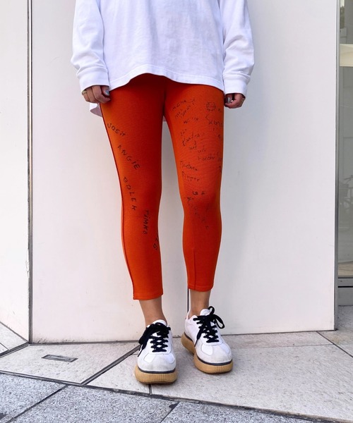 Born（ボーン）の「Born Stretch Paggings/ストレッチパギンス（レギンス/スパッツ・レディース・サンドベージュ/ロイヤルブルー/オレンジ/ブラック/オフホワイト・FREE）」の5枚目の写真