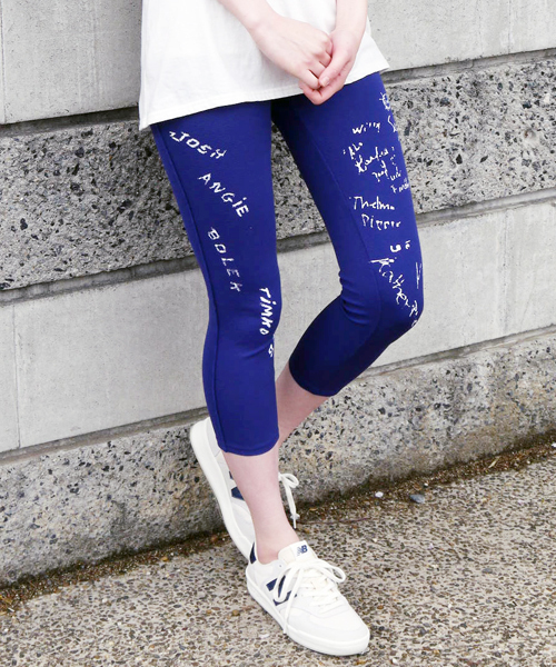 Born（ボーン）の「Born Stretch Paggings/ストレッチパギンス（レギンス/スパッツ・レディース・サンドベージュ/ロイヤルブルー/オレンジ/ブラック/オフホワイト・FREE）」の4枚目の写真