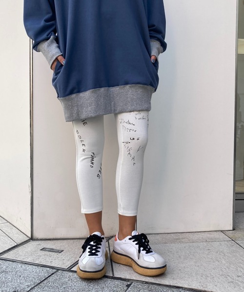 Born(ボーン)の「Born Stretch Paggings/ストレッチパギンス(レギンス/スパッツ・レディース・サンドベージュ/ロイヤルブルー/オレンジ/ブラック/オフホワイト・FREE)」の19枚目の写真