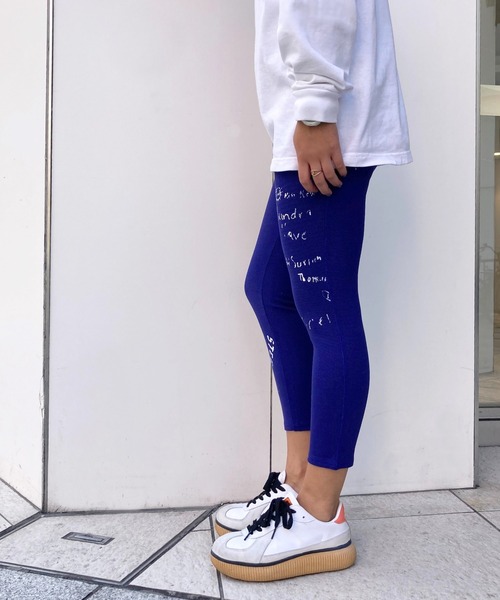 Born(ボーン)の「Born Stretch Paggings/ストレッチパギンス(レギンス/スパッツ・レディース・サンドベージュ/ロイヤルブルー/オレンジ/ブラック/オフホワイト・FREE)」の21枚目の写真