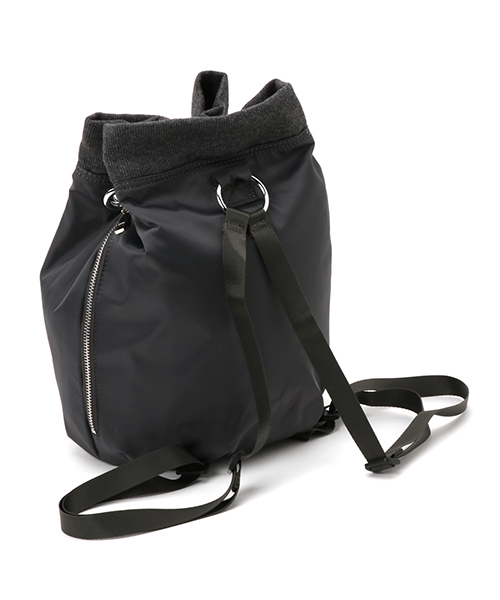 Casselini（キャセリーニ）の「CASSELINI/キャセリーニ/Embroidery BackpackⅡ（バックパック/リュック・レディース・ピンク/チャコール/アイボリー/カーキ・FREE）」の7枚目の写真