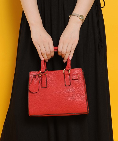 PLAIN CLOTHING(プレーンクロージング)の「ミドルハンドバッグ【PLAIN CLOTHING】(ショルダーバッグ・レディース・グレー/レッド/ブラック・FREE)」の20枚目の写真