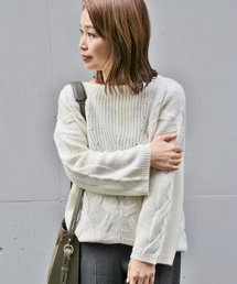 FIGARO Paris | アルパカ混 BIGケーブルプルオーバー◆(ニット/セーター)