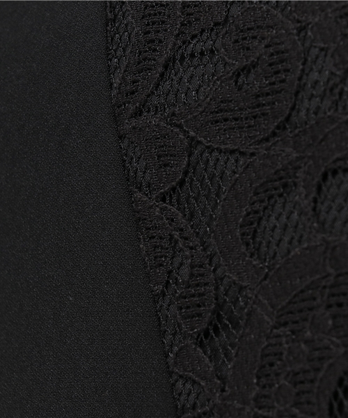 N.（N. Natural Beauty Basic）（エヌエヌナチュラルビューティーベーシック）の「フロントレースサックワンピース（ワンピース・レディース・ブラック/ブルー・MEDIUM）」の11枚目の写真