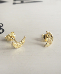 【925 SILVER ACC】CrescentMoonピアスSV925(OG)